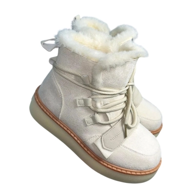 Ботинки женские зимние ADMLIS искусственная замша бежевые F3107-13 Ботинки женские зимние ADMLIS искусственная замша бежевые F3107-13