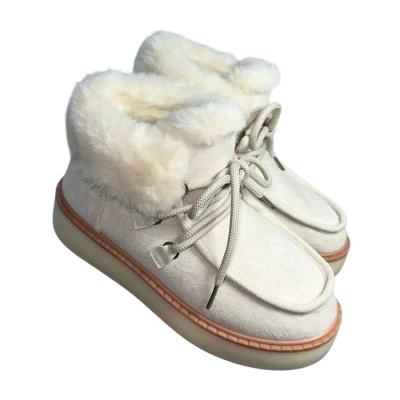 Ботинки женские зимние ADMLIS искусственная замша бежевые F3606-13 Ботинки женские зимние ADMLIS искусственная замша бежевые F3606-13