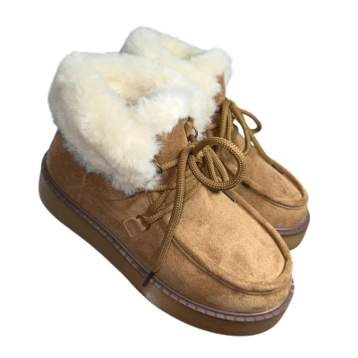 Ботинки женские зимние ADMLIS искусственная замша коричневые F3106-16 Ботинки женские зимние ADMLIS искусственная замша коричневые F3106-16