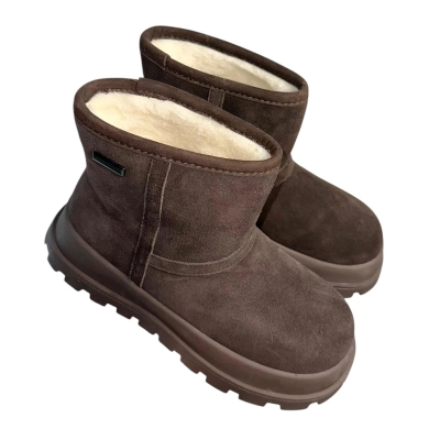 Ботинки женские зимние ADMLIS натуральная замша шоколадные FC235-12 Ботинки женские зимние ADMLIS натуральная замша шоколадные FC235-12