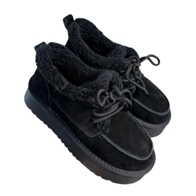 Ботинки женские зимние ADMLIS натуральная замша черные FW30 Ботинки женские зимние ADMLIS натуральная замша черные FW30