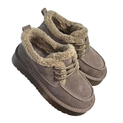 Ботинки женские зимние ADMLIS натуральная замша серые FW30-15 Ботинки женские зимние ADMLIS натуральная замша серые FW30-15