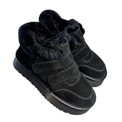 Ботинки женские зимние ADMLIS натуральная замша черные FW31 Ботинки женские зимние ADMLIS натуральная замша черные FW31