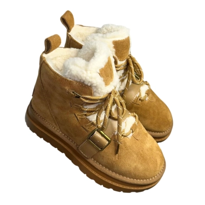 Ботинки женские зимние ADMLIS натуральная замша песочные FC227-16 Ботинки женские зимние ADMLIS натуральная замша песочные FC227-16