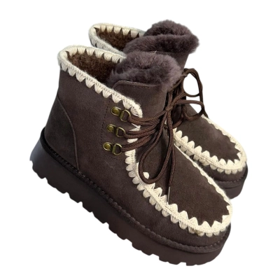 Ботинки женские зимние ADMLIS натуральная замша шоколадные FC228-12 Ботинки женские зимние ADMLIS натуральная замша шоколадные FC228-12