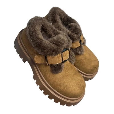 Ботинки женские зимние ADMLIS искусственная замша коричневые F3827-12 Ботинки женские зимние ADMLIS искусственная замша коричневые F3827-12