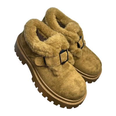 Ботинки женские зимние ADMLIS искусственная замша песочные F3827-10 Ботинки женские зимние ADMLIS искусственная замша песочные F3827-10