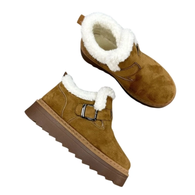 Ботинки женские зимние ADMLIS искусственная замша песочные F9005-16 Ботинки женские зимние ADMLIS искусственная замша песочные F9005-16