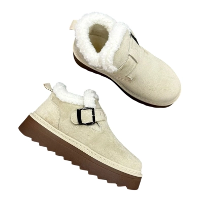 Ботинки женские зимние ADMLIS искусственная замша бежевые F9005-13 Ботинки женские зимние ADMLIS искусственная замша бежевые F9005-13