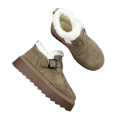 Ботинки женские зимние ADMLIS искусственная замша капучино F9005-1 Ботинки женские зимние ADMLIS искусственная замша капучино F9005-1