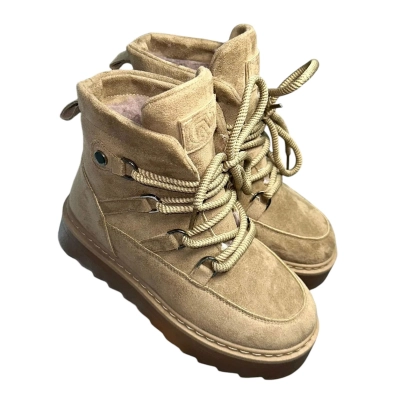 Ботинки женские зимние ADMLIS натуральная замша бежевые F9006-1 Ботинки женские зимние ADMLIS натуральная замша бежевые F9006-1