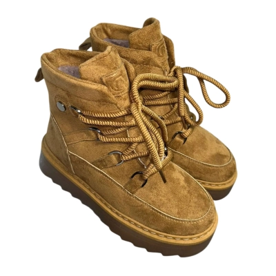 Ботинки женские зимние ADMLIS натуральная замша песочные F9006-16 Ботинки женские зимние ADMLIS натуральная замша песочные F9006-16