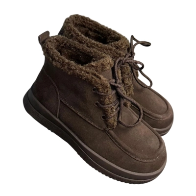 Ботинки женские зимние ADMLIS натуральная замша шоколадные FW55-12 Ботинки женские зимние ADMLIS натуральная замша шоколадные FW55-12