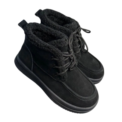 Ботинки женские зимние ADMLIS натуральная замша черные FW55 Ботинки женские зимние ADMLIS натуральная замша черные FW55