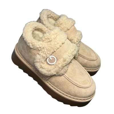 Полуботинки женские зимние ADMLIS искусственная замша бежевые F9008-60 Полуботинки женские зимние ADMLIS искусственная замша бежевые F9008-60