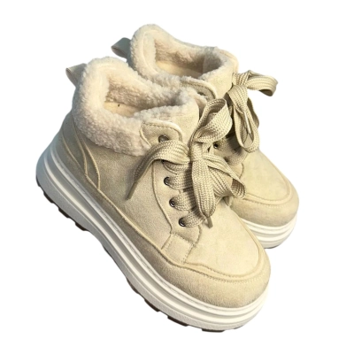 Ботинки женские зимние ADMLIS искусственная замша бежевые F9019-13 Ботинки женские зимние ADMLIS искусственная замша бежевые F9019-13