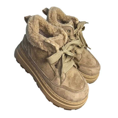 Ботинки женские зимние ADMLIS искусственная замша капучино F9019-1 Ботинки женские зимние ADMLIS искусственная замша капучино F9019-1