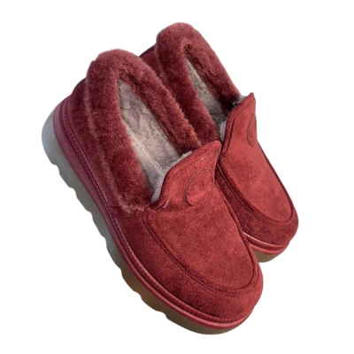 Полуботинки женские зимние ADMLIS искусственная замша бордовые F9018-2 Полуботинки женские зимние ADMLIS искусственная замша бордовые F9018-2