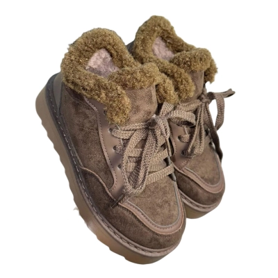 Ботинки женские зимние ADMLIS искусственная замша шоколадные F9013-12 Ботинки женские зимние ADMLIS искусственная замша шоколадные F9013-12