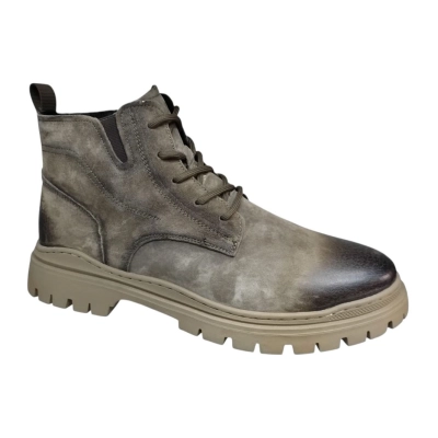 Ботинки мужские зимние UFOQQ натуральный нубук хаки 10031 Ботинки мужские зимние UFOQQ натуральный нубук хаки 10031