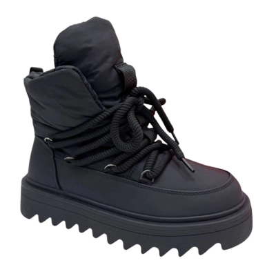 Дутики женские зимние PINDIAN спрессованная кожа с текстилем графитовые 10088 Дутики женские зимние PINDIAN спрессованная кожа с текстилем графитовые 10088