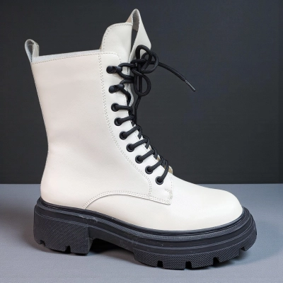 Ботинки женские зимние натуральная кожа бежевые 10252 Ботинки женские зимние натуральная кожа бежевые 10252