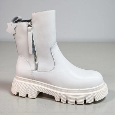 Ботинки женские зимние натуральная кожа бежевые 10258 Ботинки женские зимние натуральная кожа бежевые 10258