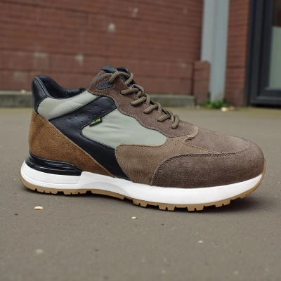 мКроссовки мужские зимние натуральная кожа с замшей разноцветные 10285 Кроссовки мужские зимние натуральная кожа с замшей разноцветные 10285