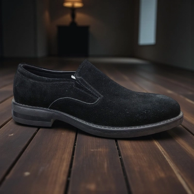 Туфли мужские натуральная замша черные 10324 Туфли мужские натуральная замша черные 10324