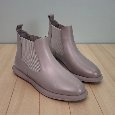 Ботинки женские челси демисезонные натуральная кожа кремовые X1202-6 Ботинки женские челси демисезонные натуральная кожа кремовые X1202-6