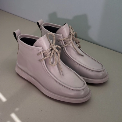 Ботинки женские демисезонные натуральная кожа кремовые X1203-6 Ботинки женские демисезонные натуральная кожа кремовые X1203-6