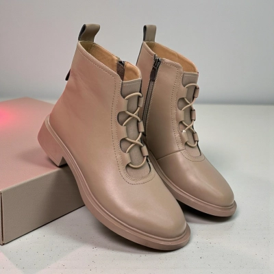 Ботинки женские демисезонные натуральная замша капучино X1206-7 Ботинки женские демисезонные натуральная замша капучино X1206-7