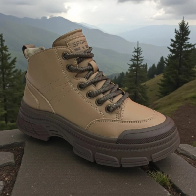 Ботинки женские зимние PINDIAN искусственная кожа бежевые 10817 Ботинки женские зимние PINDIAN искусственная кожа бежевые 10817