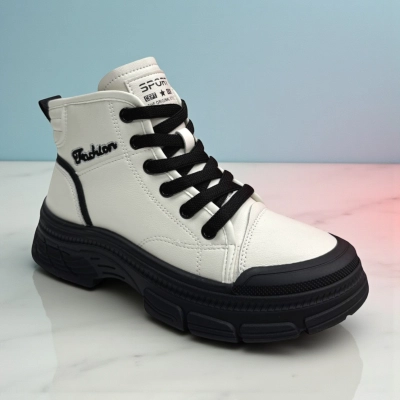 Ботинки женские зимние PINDIAN искусственная кожа белые 10822 Ботинки женские зимние PINDIAN искусственная кожа белые 10822