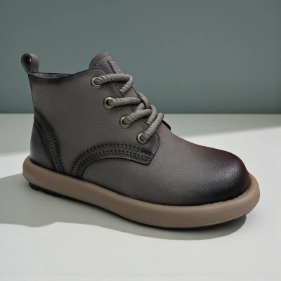 Ботинки женские зимние PINDIAN натуральная кожа серые 10832 Ботинки женские зимние PINDIAN натуральная кожа серые 10832