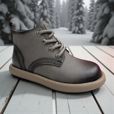 Ботинки женские зимние PINDIAN натуральная кожа серые 10835 Ботинки женские зимние PINDIAN натуральная кожа серые 10835