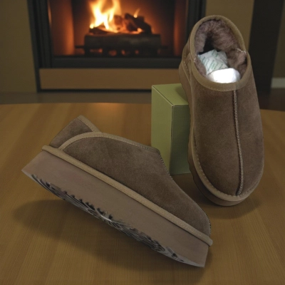 Угги женские зимние натуральная замша шоколадные M6218-5P Угги женские зимние натуральная замша шоколадные M6218-5P