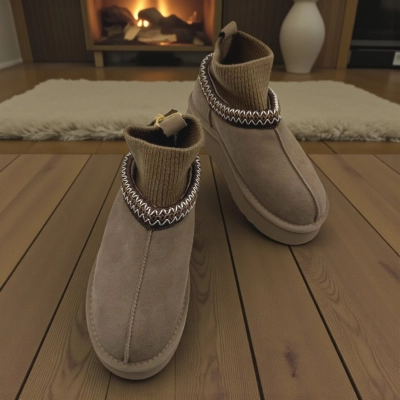 Угги женские зимние натуральная замша коричневые M6212-18 Угги женские зимние натуральная замша коричневые M6212-18