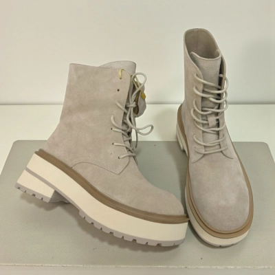 Ботинки женские осенние натуральная замша бежевые E5267-31P Ботинки женские осенние натуральная замша бежевые E5267-31P