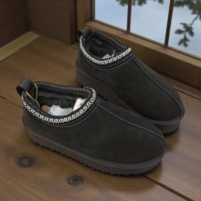 Угги женские зимние натуральная замша черные M6213-7P Угги женские зимние натуральная замша черные M6213-7P