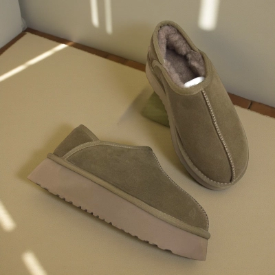 Угги женские зимние натуральная замша коричневые M6218-19P Угги женские зимние натуральная замша коричневые M6218-19P