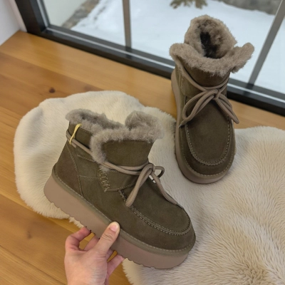 Угги женские зимние натуральная замша коричневые M6219-19P Угги женские зимние натуральная замша коричневые M6219-19P