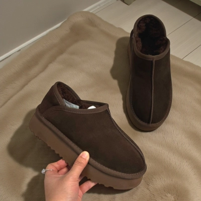 Угги женские зимние натуральная замша шоколадные M6218-8P Угги женские зимние натуральная замша шоколадные M6218-8P