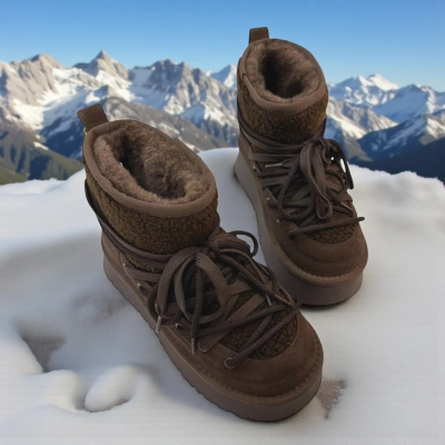 Угги женские зимние натуральная замша шоколадные M6126-18P Угги женские зимние натуральная замша шоколадные M6126-18P