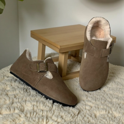 Полуботинки женские зимние натуральная замша коричневые M6163-18P Полуботинки женские зимние натуральная замша коричневые M6163-18P