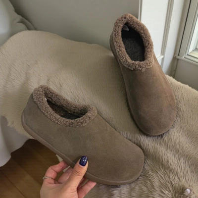 Полуботинки женские зимние натуральная замша коричневые M6270-5P Полуботинки женские зимние натуральная замша коричневые M6270-5P