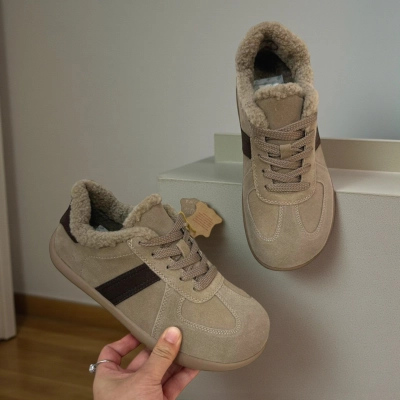 Кроссовки женские зимние натуральная замша капучино M6271-4P Кроссовки женские зимние натуральная замша капучино M6271-4P