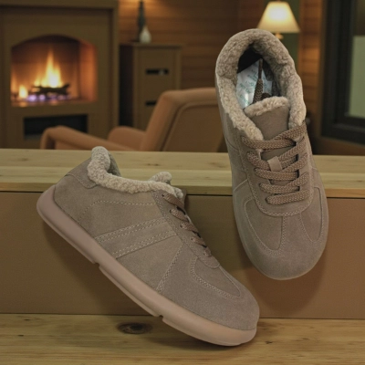 Кроссовки женские зимние натуральная замша коричневые M6271-18P Кроссовки женские зимние натуральная замша коричневые M6271-18P