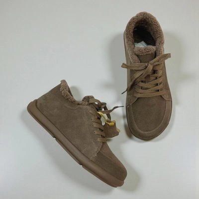 Кроссовки женские зимние натуральная замша коричневые M6269-5P Кроссовки женские зимние натуральная замша коричневые M6269-5P