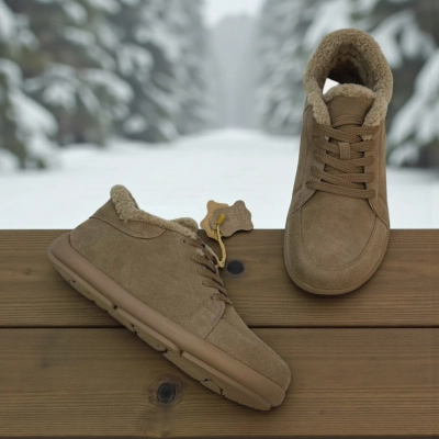 Кроссовки женские зимние натуральная замша коричневые M6269-18P Кроссовки женские зимние натуральная замша коричневые M6269-18P